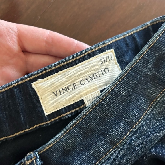 New Vince Camuto Jean only worn once. Dark denim in excellent condition! - Picture 2 of 3